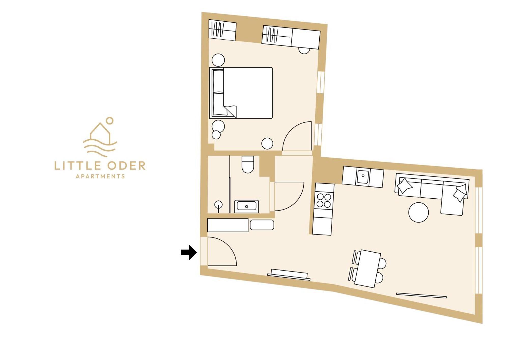 Little Oder Apartments Szczecin Bagian luar foto